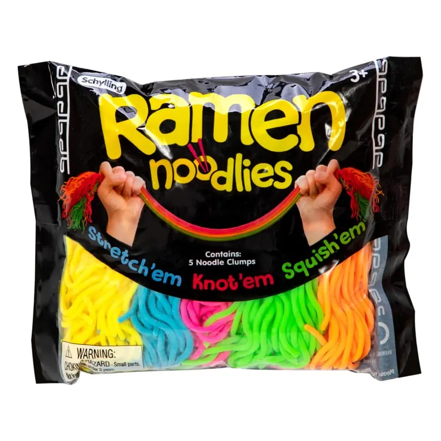 NeeDoh Ramen Noodlies Neon Venyvät Nuudelit 1 NeeDoh Ramen Noodlies Neon Venyvät Nuudelit
