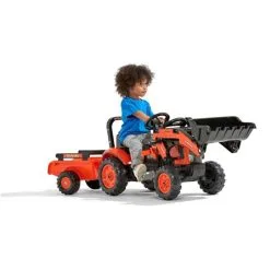 FALK Kubota Polkutraktori Kauhakuormaajalla Ja Peräkärryllä -Ulkolelut myymälä 3016202065140 3