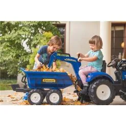FALK New Holland Polkutraktori Kaivurilla, Kauhakuormaajalla Ja Peräkärryllä -Ulkolelut myymälä 3016203090233 4