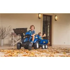 FALK New Holland Polkutraktori Kaivurilla, Kauhakuormaajalla Ja Peräkärryllä -Ulkolelut myymälä 3016203090233 5