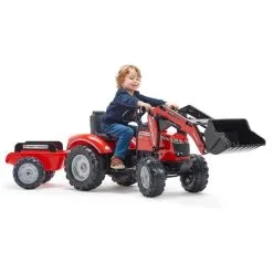 FALK Massey Ferguson Polkutraktori Kauhakuormaajalla Ja Peräkärryllä -Ulkolelut myymälä 3016204010148 3