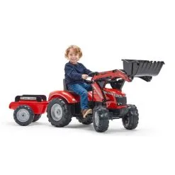 FALK Massey Ferguson Polkutraktori Kauhakuormaajalla Ja Peräkärryllä -Ulkolelut myymälä 3016204010148 4