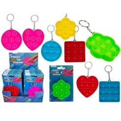 Fidget Pop It Kuplapeli Avaimenperä