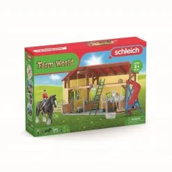 Schleich Farm World Horse Stable Värikäs Hevostalli