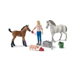 Schleich Farm World Eläinlääkäri Käy Tamman Ja Varsan Luona