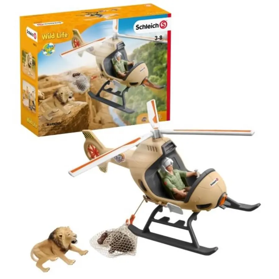 Schleich Wild Life Eläinten Pelastus Helikopterilla 1 Schleich Wild Life Eläinten Pelastus Helikopterilla