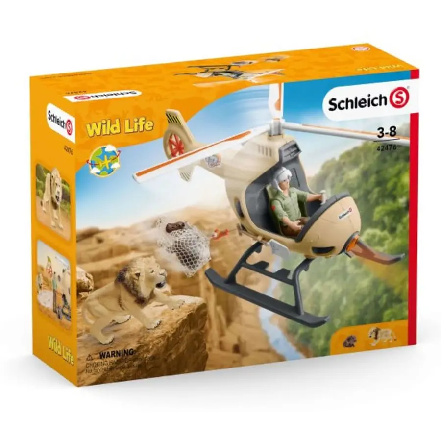 Schleich Wild Life Eläinten Pelastus Helikopterilla 2 Schleich Wild Life Eläinten Pelastus Helikopterilla - Image 2