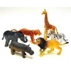 Viidakon Eläimet 6 Kpl