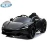 Nordic Play McLaren 720S 12V Kumipintaisilla Renkailla Ja Nahkaistuimella, Musta Sähköauto