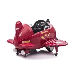 Nordic Play Lentokone 2x6V Punainen Sähköauto -Ulkolelut myymälä 5705858718781 5