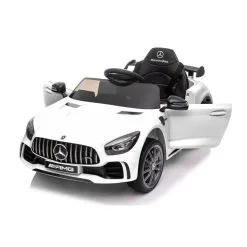 Azeno Mercedes GTR AMG 2x12V Musta Sähköauto Kumirenkailla