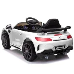 Azeno Mercedes GTR AMG 2x12V Musta Sähköauto Kumirenkailla -Ulkolelut myymälä 5713570001845 3