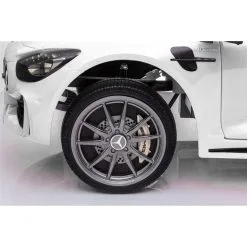 Azeno Mercedes GTR AMG 2x12V Musta Sähköauto Kumirenkailla -Ulkolelut myymälä 5713570001845 4