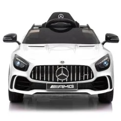 Azeno Mercedes GTR AMG 2x12V Musta Sähköauto Kumirenkailla -Ulkolelut myymälä 5713570001845 5