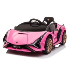 Azeno Lamborghini Sian Pinkki 4x12V Sähköauto