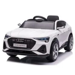 Azeno AUDI E Tron 4x12V Valkoinen Sähköauto