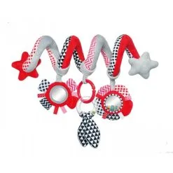 Canpol Babies ZigZag Punainen Interaktiivinen Sänky-/vaunulelu