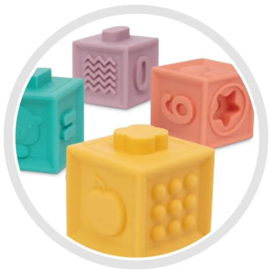 Canpol Babies Pehmeät Aistikuutiot 12 Kpl 1 Canpol Babies Pehmeät Aistikuutiot 12 Kpl