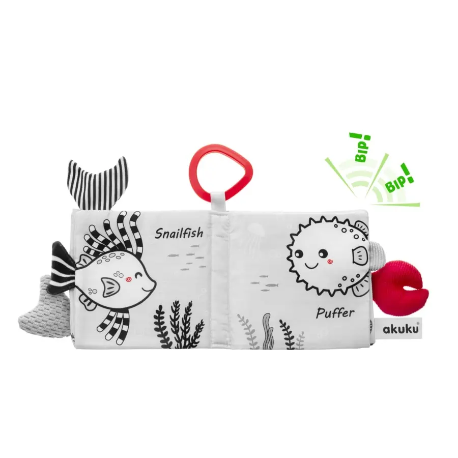 Akuku Merieläimet Pehmoaistikirja 2 Akuku Merieläimet Pehmoaistikirja - Image 2