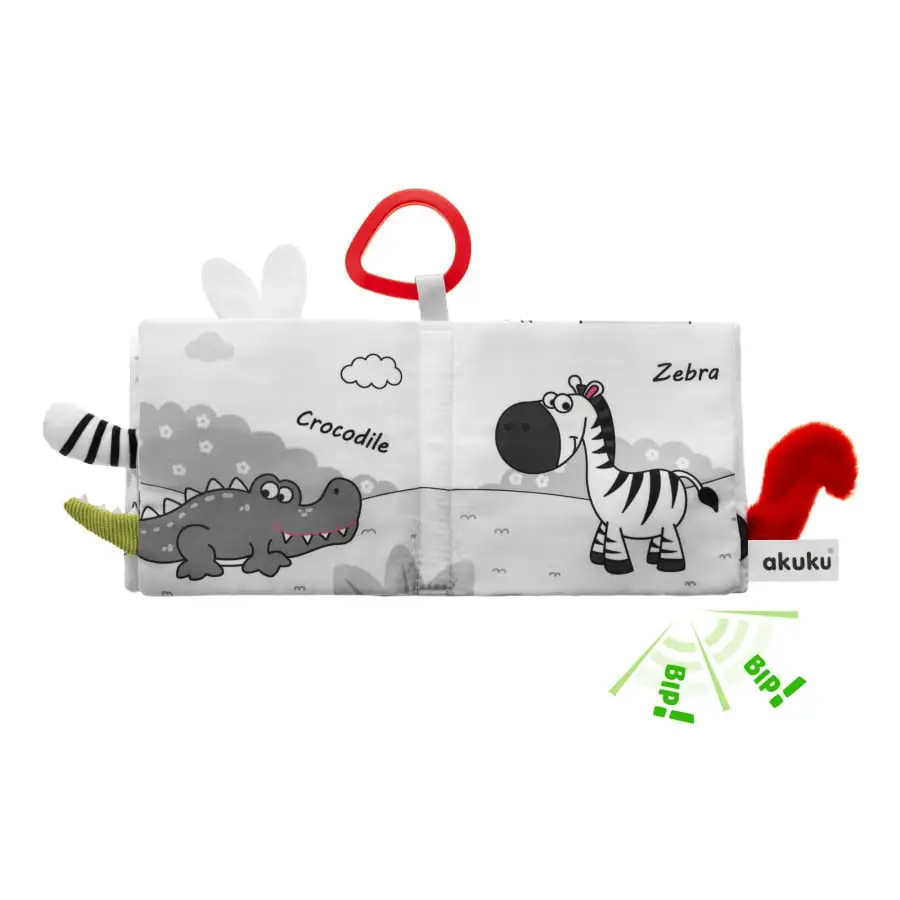 Akuku Eläinten Valtakunta Pehmoaistikirja 2 Akuku Eläinten Valtakunta Pehmoaistikirja - Image 2