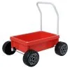 Plasto Hiljaiset Pyörät Punainen Taaperokärry