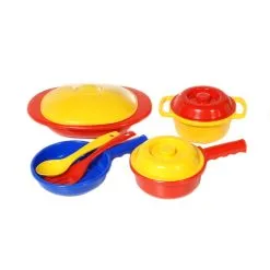 Plasto 9-osainen Kattilat Ja Pannut Astiasto