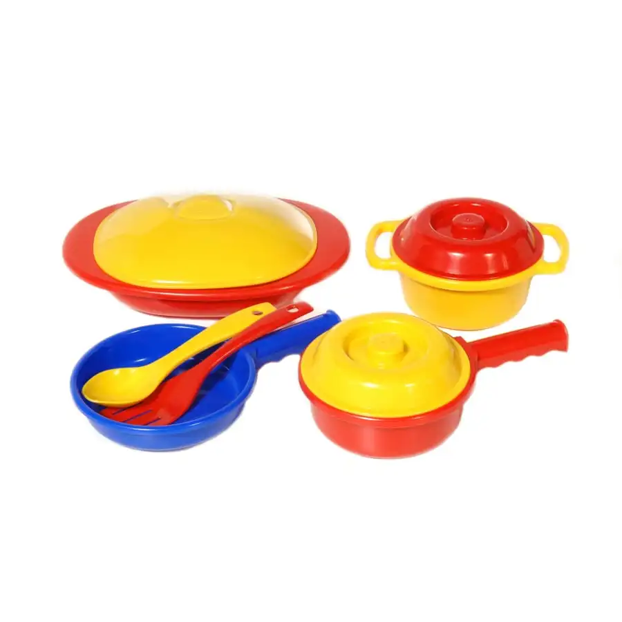 Plasto 9-osainen Kattilat Ja Pannut Astiasto 1 Plasto 9-osainen Kattilat Ja Pannut Astiasto