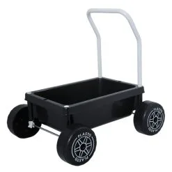 Plasto Hiljaiset Pyörät Musta Taaperokärry