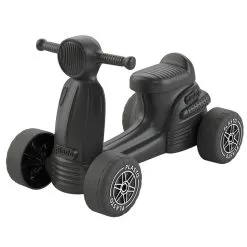 Plasto Musta Skootteri Hiljaisilla Pyörillä