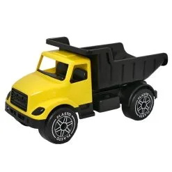 Plasto Iso 60 Cm Keltainen Kuorma-auto Hiljaisilla Renkailla