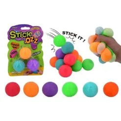 Stick Ozz Tahmea Puristeltava Pallo 3 Kpl