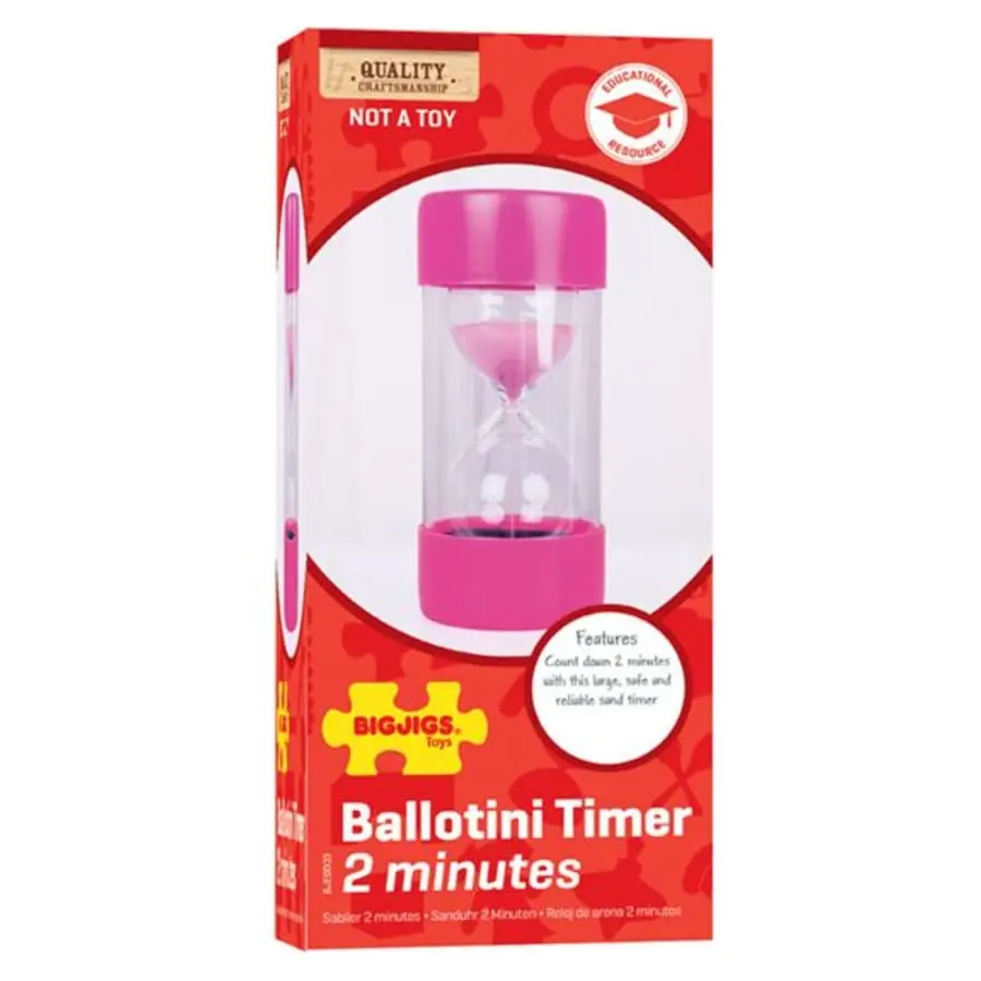 BigJigs Ballotini Timer 2min Tiimalasi 2 BigJigs Ballotini Timer 2min Tiimalasi - Image 2