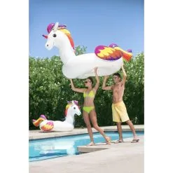 Bestway Supersized Unicorn Ride-On 2,24m X 1,64m Uimapatja -Ulkolelut myymälä 6942138947502 5