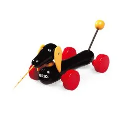 BRIO Musta Pieni Mäyräkoira