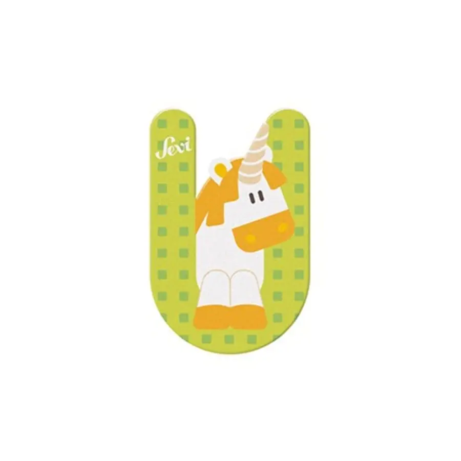 Sevi U Unicorn-heppa Eläinkirjain 1 Sevi U Unicorn-heppa Eläinkirjain