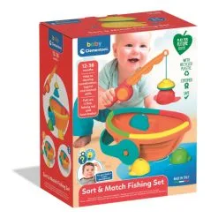 Clementoni Sort & Match Fishing Set Kalastuspeli
