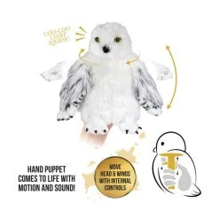 Harry Potter Hedwig Electronic Interactive Plush Puppet Interaktiivinen Hedwig -Ulkolelut myymälä 849421006778 3