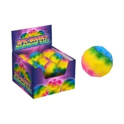 Epic-Bouncy Rainbow Ball Pomppaava Pehmeä Sateenkaari 7 Cm Suprepallo