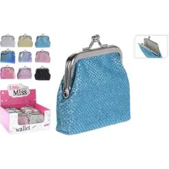 9 X 7 X 1,8cm Glitter Kukkaro