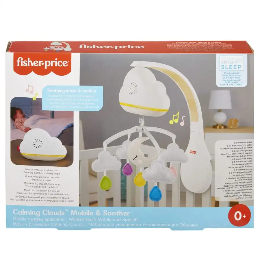 Fisher Price Fisher-Price Calming Clouds Mobile & Soother 1 Fisher Price Fisher-Price Calming Clouds Mobile & Soother
